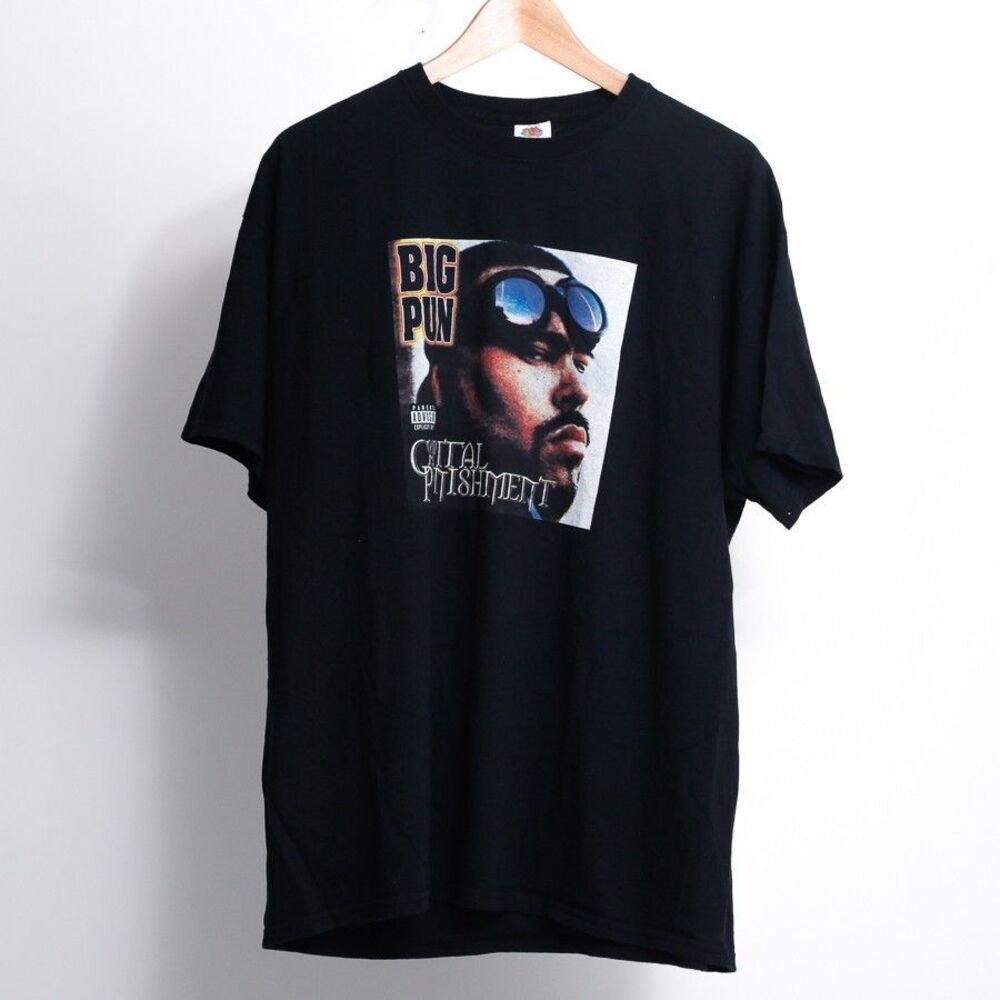 Vintage Big Pun Capital Punishment Promotional T-Shirt Men's XL Black